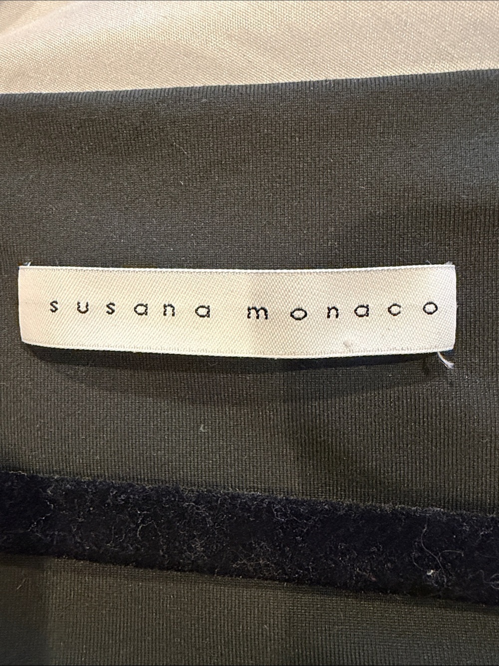 NWOT SUSANA MONACO Green Long-Sleeve Square-Neck Peplum Top Suze XS - Picture 2 of 5